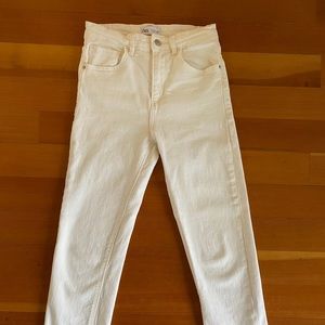 Off white Zara Jeans